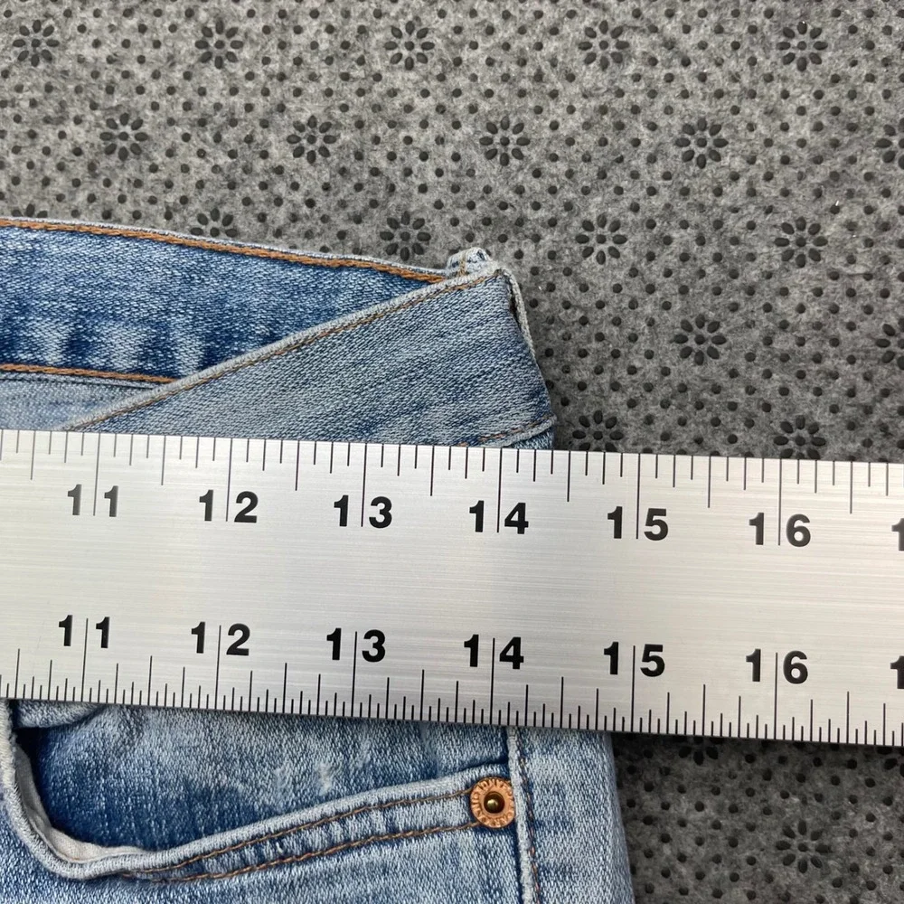 Vintage USA Y2K Armani Exchange Helix Flare Jeans Stone Wash Low Rise 4S W28xL28